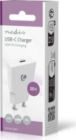 Nedis WCHAC20WT GaN USB-C Hálozati Töltő Adapter 20W - Fehér