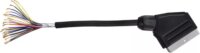 Hama 00205081 SCART apa - SCART apa Összekötő Kábel 1,5m - Fekete