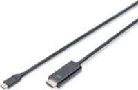 Digitus AK-300330-050-S USB-C 3.2 Gen 2 - HDMI Átalakító Adapter 5m - Fekete