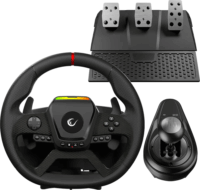 Rampage Pace V987 Gamer Kormány És Pedál - Fekete (PC / PS4 / Xbox One / Switch)