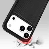 Nevox StyleShell Nylo iPhone 17 Pro Max Telefon Tok - Fekete