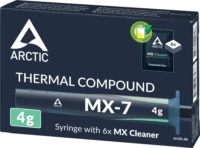 ARCTIC COOLING MX-7 Hővezető paszta (4g) + MX Tisztitókendő Hővezető pasztához