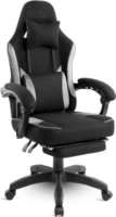 Spirit of Gamer RAVEN Gamer Szék Lábtartóval - Fekete