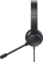 Trust HS-201 USB-A Call Center Sztereo Headset - Fekete
