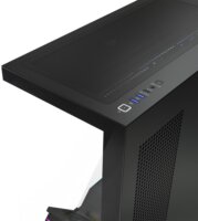 MODECOM VOLCANO STELLAR PLUS ARGB MIDI 8F midi torony Számítógépház + 8db 120mm ventilátor - Fekete