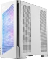 MSI MPG VELOX 300R PZ Midi Torony Számítógépház + 2db 160mm ventilátor + 1db 120mm ventilátor - Fehér