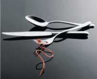 Alessi LCD01S24 Caccia Rozsdamentes acél Evőeszközkészlet 24 darabos - Ezüst