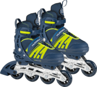 Hudora Inline Skates Comfort Egysoros görkorcsolya 35-40 méret - Sötétkék/Sárga