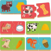 Headu Párosítsd össze! - 12 darabos Bébi fa logikai játék