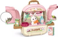 Nyuszikozmetika és kisállatfarm figurákkal 3 az 1-ben Játékszett