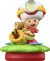 Nintendo amiibo Captain Toad és Chatter Flower figura