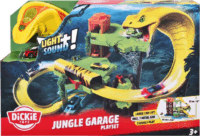 Dickie Toys Jungle Garage Autópálya Fém kisautóval