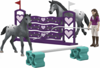 Schleich 42776 Horse Club Lisa versenykiképzése játékszett