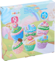Creative Kids 9 darabos Hercegnő/Sütemény gipszkiöntő és kifestő szett - Többféle