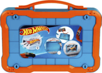 Theo Klein 2408 Hot Wheels Gyűjtői vitrin lámpával 54db járműhöz