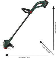 Theo Klein 2774 Bosch Easy Cut Játék fűnyíró - Zöld/Fekete