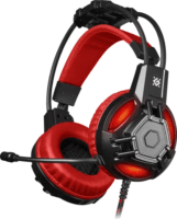 Defender Lester Vezetékes Gamer fejhallgató Headset - Piros/Fekete