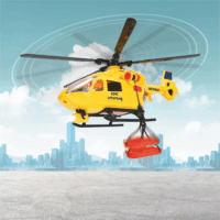 Dickie Toys ADAC mentőhelikopter Fény és hanghatásokkal - Sárga
