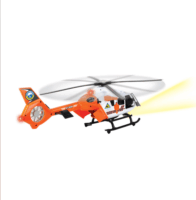 Dickie Toys Mentőhelikopter - Narancs/Fehér 1:20