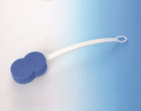 Hátmosó szivacs hajlékony nyéllel - Fehér / Kék