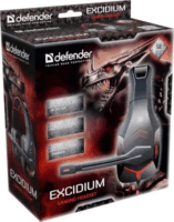 Defender Excidium Vezetékes Gamer fejhallgató Headset - Fekete/Piros