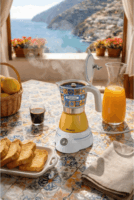 Ariete 1358 Positano 4 személyes Elektromos Kotyogós kávéfőző 400 Watt - Színes