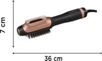 Rowenta CF9840F0 2az 1ben Hajszárító kefe 1200W - Fekete/Réz