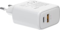 Savio LA-12 USB-A / USB-C Hálózati Töltő Adapter 20W - Fehér