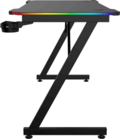 Marvo GDK DE-11 LED Gamer asztal 120 cm x 60 cm x 75 cm - Fekete