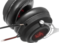 Defender Aspis Pro Vezetékes Gamer Fejhallgató Headset - Fekete/Piros