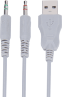 Defender Eclipse Vezetékes RGB Fejhallgató Headset - Fehér