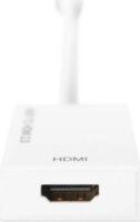 Digitus AK-340416-002-W Mini DisplayPort apa - HDMI 2.0 anya Átalakító Adapter 0.2m - Fehér