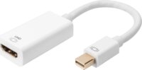 Digitus AK-340416-002-W Mini DisplayPort apa - HDMI 2.0 anya Átalakító Adapter 0.2m - Fehér