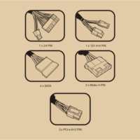 Tacens 650W APB650 Anima 80+ Bronze Tápegység