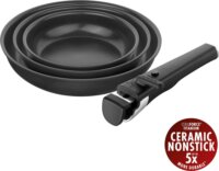 Zwilling 1034340 Unlockn 4 részes Serpenyő készlet 20 / 24 / 28 cm - Fekete