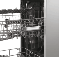 Gaba GMDW-45X Szabadonálló Mosogatógép 45cm 10 teríték - Inox