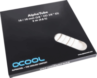 Alphacool 17531 AlphaTube HF 16/10 (3/8"ID) Vízhűtés Folyadék Cső 3m - UV Fehér