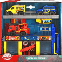 Dickie Toys Micro SOS Mentőállomás játékszett