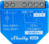 Shelly 1 Gen4 Zigbee Matter Bluetooth Wi-Fi Okos relé