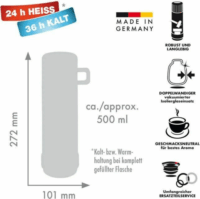 Rotpunkt 60 1/4 OL Üveg betétes Termosz kulacs 250 ml - Olívazöld