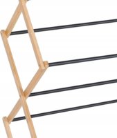 Promis Ancona SU113 Összecsukhato Ruhaszárító állvány 10m szárítófelülettel - Fekete/Barna