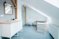 Promis Ancona SU113 Összecsukhato Ruhaszárító állvány 10m szárítófelülettel - Fekete/Barna