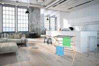 Promis Ancona SU113 Összecsukhato Ruhaszárító állvány 10m szárítófelülettel - Fekete/Barna