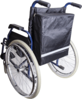 Sundo 34050 Univerzális Kerekesszékes Bevásárlótáska 44×40×11 cm - Fekete