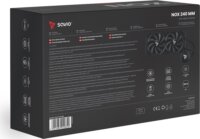 Savio NOX 240mm PWM univerzális 120mm CPU vízhűtés - Fekete