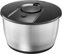 Gefu 28175 Rozsdamentes Acél Saláta centrifuga Ø25cm 5L - Fekete/ Ezüst