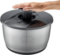 Gefu 28175 Rozsdamentes Acél Saláta centrifuga Ø25cm 5L - Fekete/ Ezüst