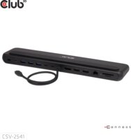 Club3D CSV-2541 Univerzális USB-C Laptop Dokkoló Állomás 100 Watt