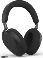 Jabra Evolve3 85 Wireless / Vezetékes Fejhallgató Headset Tokban + Wireless töltő + USB-C kábel - Fekete