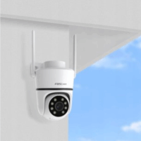 Foscam PD5 5MP Smart WiFi Kültéri IP Okos Kamera - Fehér